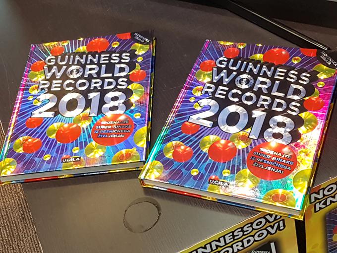 Še tri nove rekorde za letošnjo izdajo Guinnessove knjige rekordov so deloma dosegli na slovenskih tleh. | Foto: Srdjan Cvjetović