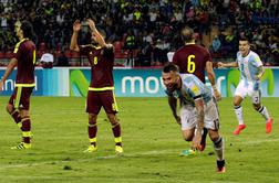 Argentini brez Messija spodrsnilo, Neymar rešil Brazilijo