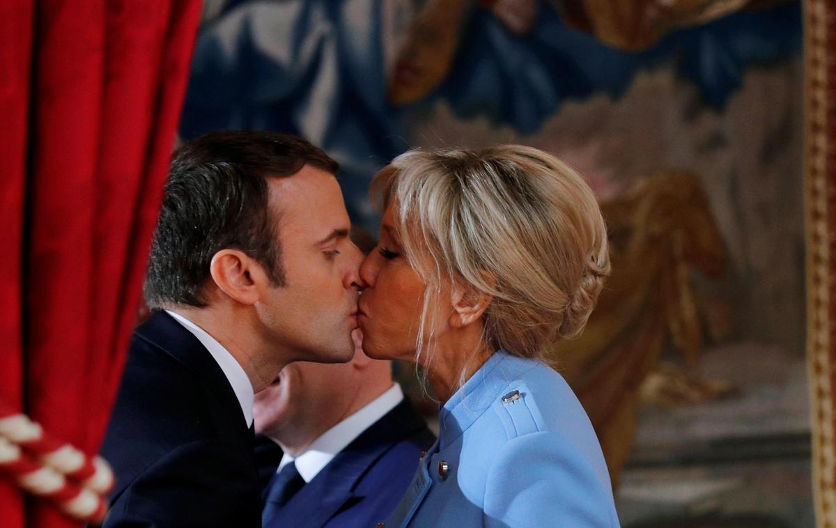 Emmanuel Macron in Brigitte Trogneux | Foto Reuters