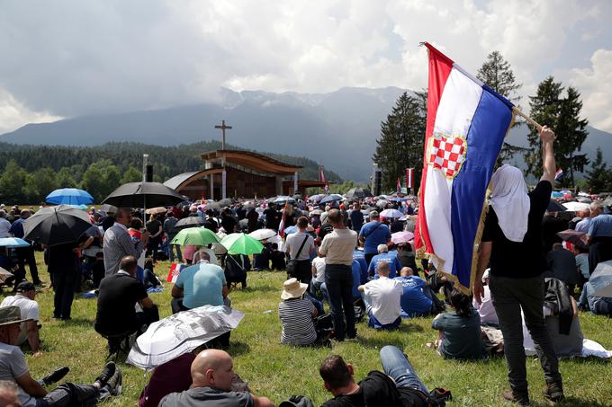 Avstrijska Cerkev je letos prvič zavrnila prošnjo hrvaških škofov za organizacijo maše ob žalni slovesnosti. | Foto: Reuters