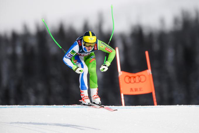 Štefan Hadalin je bil po smukaškem delu 30., v slalomu pa je skočil na oder za zmagovalce. | Foto: Reuters