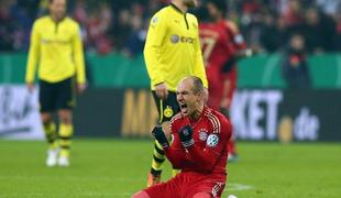 Bayernov Robben odločil derbi, Dedićev Bochum izpadel 