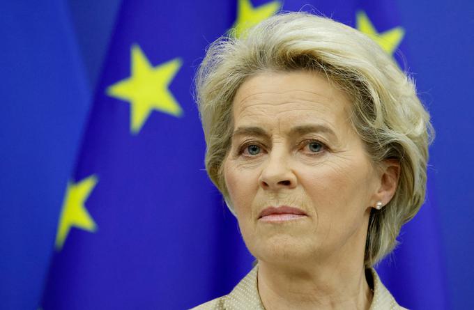Predsednica Evropske komisije Ursula von der Leyen se je odzvala na napoved Gazproma, da bo še dodatno zmanjšal dobavo plina Evropi po Severnem toku 1. Ta napoved, ki je po njenem mnenju ni mogoče upravičiti s tehničnimi razlogi, dodatno kaže na nezanesljivost Rusije kot dobaviteljice energije. | Foto: Reuters