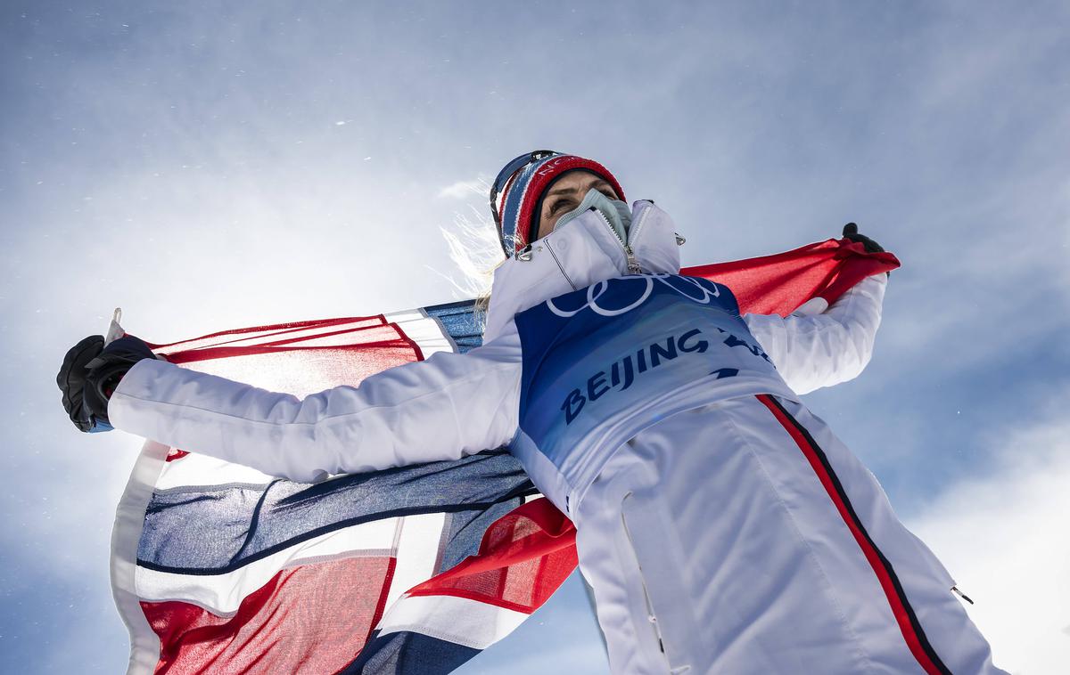 Therese Johaug | Therese Johaug slavi še tretjo posamično olimpijsko zlato na teh igrah. | Foto Guliverimage