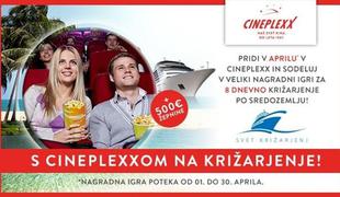 Cineplexx podarja križarjenje in 500 evrov žepnine