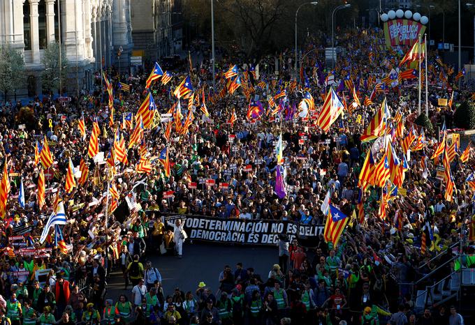 Madrid Španija Katalonija protesti | Foto: Reuters