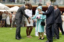 Umrla britanska kraljica je pred leti svetovala Federerju