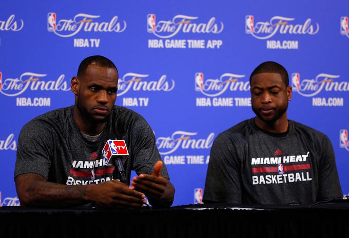 LeBron James in Dwayne Wade bosta po treh letih spet soigralca. | Foto: Getty Images