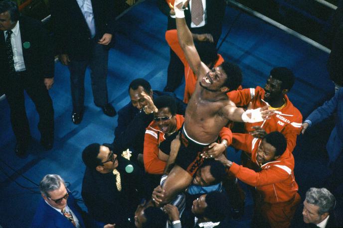 Leon Spinks | Leon Spinks po veliki zmagi nad Muhammadom Alijem 17. februarja 1978 v Las Vegasu. | Foto Guliverimage
