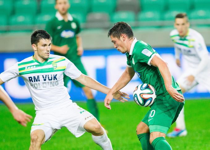 Hrvat Toni Datković je prve prvoligaške izkušnje v Sloveniji nabiral v dresu Zavrča. | Foto: 