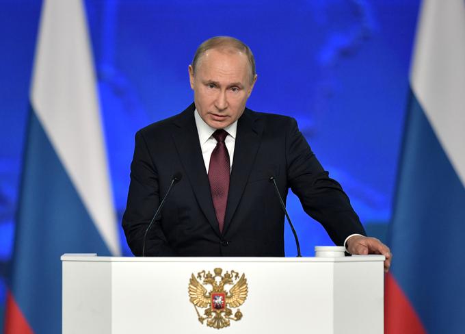 Ruski predsednik Vladimir Putin je danes predlagal referendum o ustavnih spremembah. Po njegovem govoru je ruska vlada odstopila. | Foto: Reuters