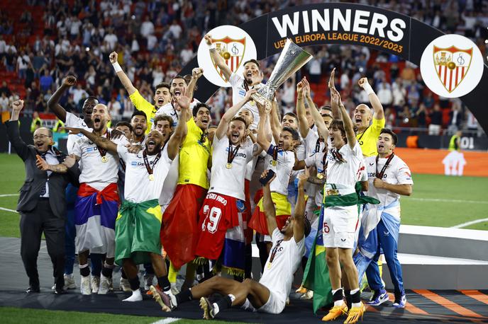 Sevilla | Sevilla je še sedmič postala zmagovalec evropske lige. | Foto Reuters