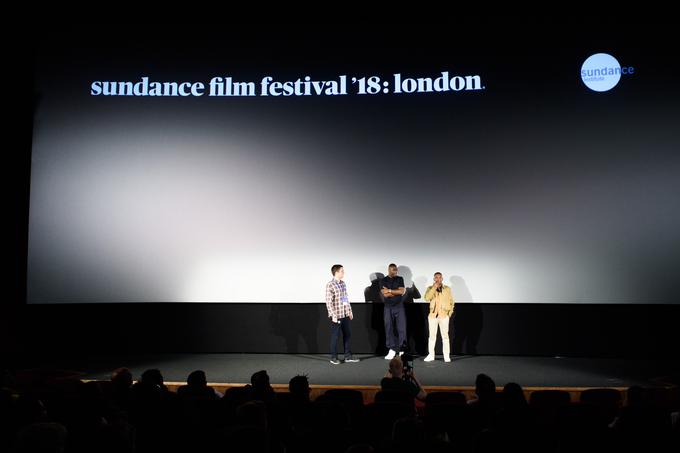 Idris Elba pred projekcijo filma Yardie. | Foto: Jo Davidson / Silverhub for Sundance London