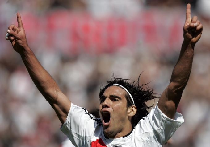 Radamel Falcao v majici Riverja | Foto: Reuters