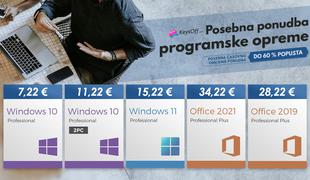Kupite Windows 10 za 7,22 € in Office za 28,22 €