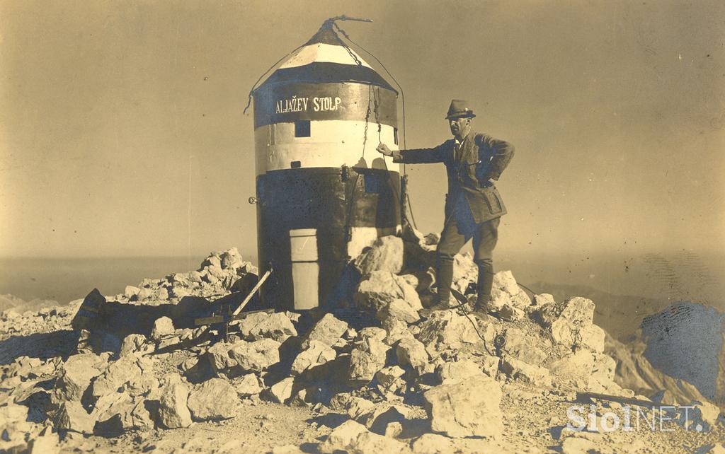 Aljažev stolp 1924 trobojnica