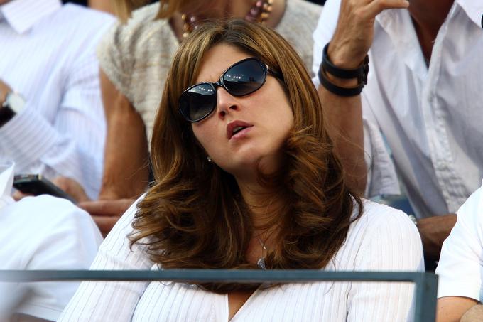 Mirka Federer, žena Rogerja Federerja, ga spremlja na skoraj vseh turnirjih po svetu. | Foto: Guliverimage/Getty Images