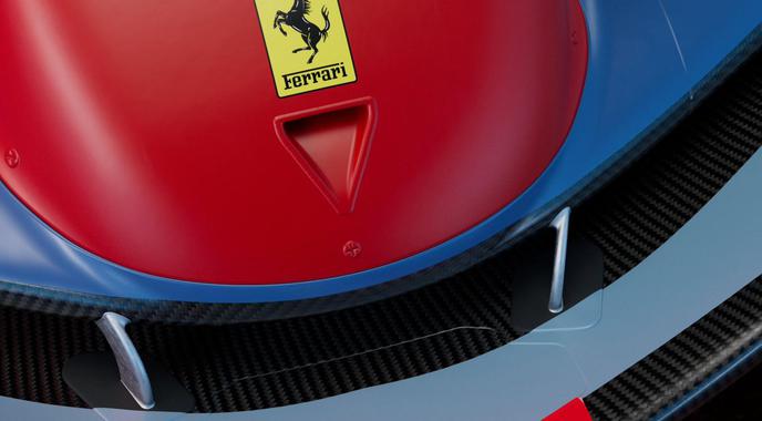 Ferrari pokazal "moder" dirkalnik za dirko v Miamiju