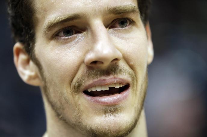 Goran Dragić Miami Heat zob | Goran Dragić po tekmi z Atlanto leta 2015, ko so mu prvič izbili zob. Osebno napako pa je dobil on. | Foto Guliverimage