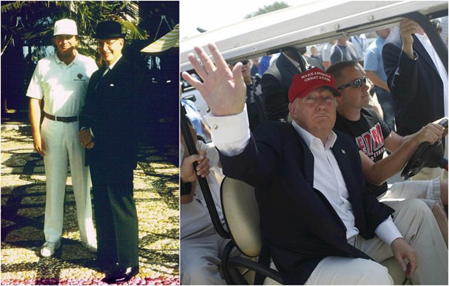 Pomemben podatek za osebje: če Trump nosi čepico bele barve, je dobre volje, če je rdeča, se mu je bolje izogibati. | Foto: Facebook/Anthony Peter Senecal