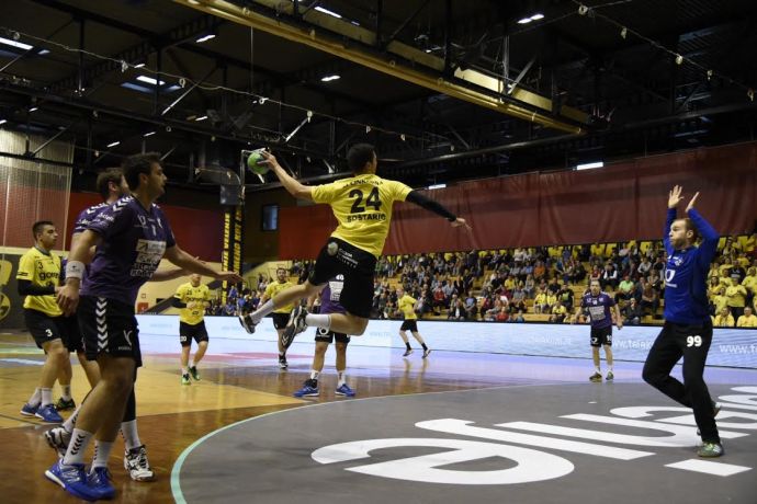 mario sostaric gorenje Mario Šoštarič v svojem elementu. | Foto: Goran Vadlja Kamenjašević/RK Gorenje Velenje