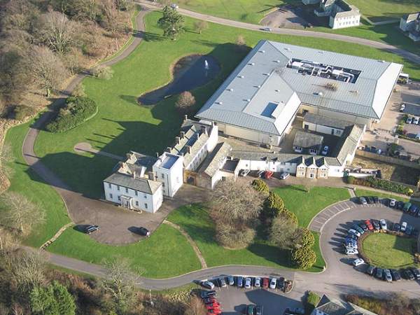 Pogled iz zraka na Dovenby Hall, kjer je dom podjetja M-Sport. (foto: M-Sport) | Foto: 