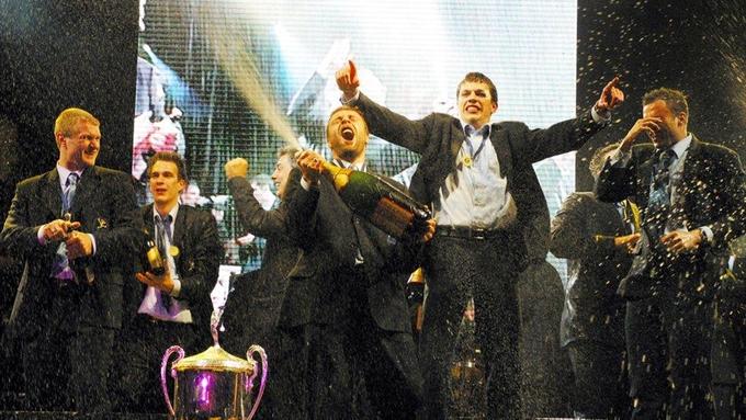 Celjski rokometaši so leta 2004 postali evropski klubski prvaki. | Foto: arhiv RK Celje PL