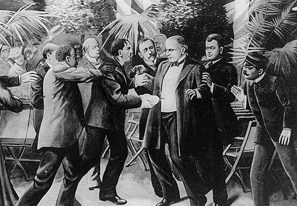 Atentat na ameriškega predsednika Williama McKinleyja. | Foto: commons.wikimedia.org