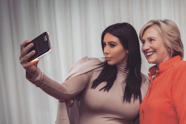 Kim Kardashian, Hillary Clinton | Foto: Instagram/Getty Images