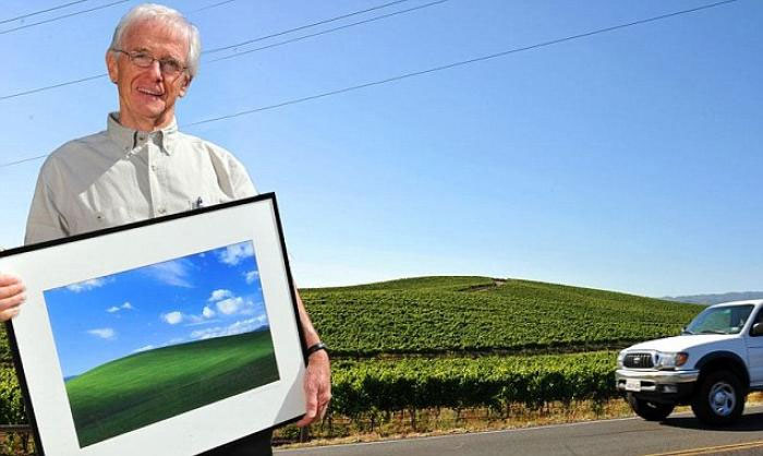 Charles O'Rear, fotograf, ki je ustvaril zgornji prizor, ni nikoli razkril, koliko mu je Microsoft plačal za fotografijo, je pa rekel, da bi se lahko uvrstila med najdražje fotografije, kar jih je prodal v življenju. Ogromno, torej. | Foto: 