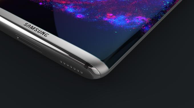Tako naj bi bil po mnenju spletnih grafičnih umetnikov videti pametni telefon Samsung Galaxy S8.  |  Foto: Steel Drake | Foto: 