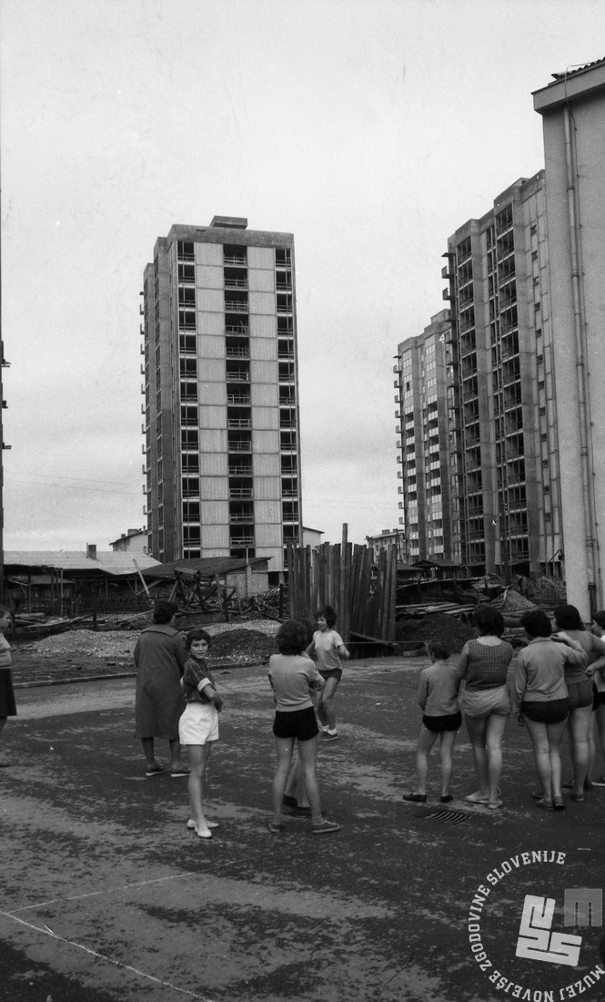 Savsko naselje novembra 1960 | Foto: Svetozar Guček, hrani: MNZS