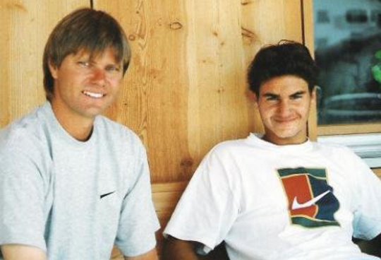 Roger Federer in Peter Carter sta bila velika prijatelja. | Foto: Twitter - Voranc