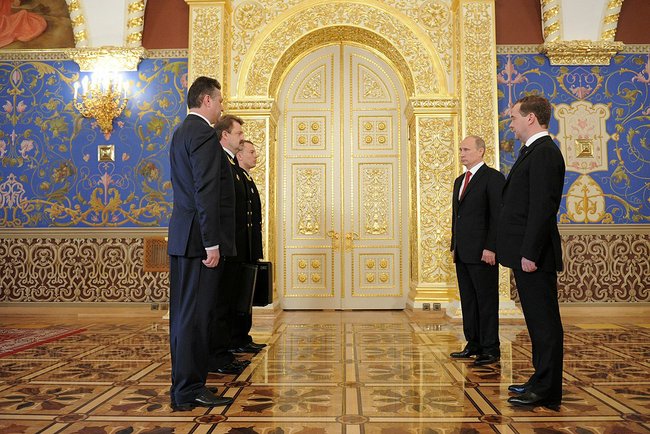 Vladimir Putin, Jedrski kovček | Foto: Thomas Hilmes/Wikimedia Commons