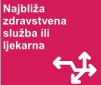 Na spletni strani HZZO pod to ikono najdete najbližje pogodbene ambulante HZZO. | Foto: 