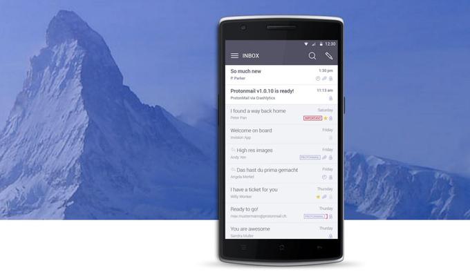 ProtonMail je uporabnikom pametnih telefonov kot samostojna aplikacija na voljo od lanske pomladi. | Foto: protonmail.com