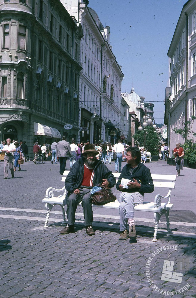 Čopova med letoma 1950 in 1970 | Foto: Svetozar Guček, hrani: MNZS.