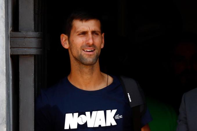 Novak Đoković redno spremlja in podpira mlade igralce. | Foto: Guliverimage/Getty Images