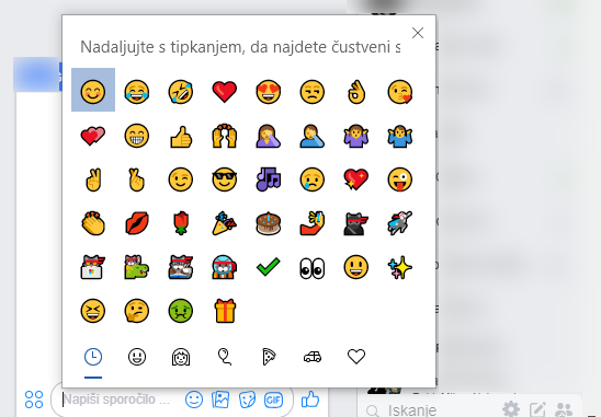 Emoji | Foto: Matic Tomšič / Posnetek zaslona