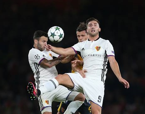 Andraž Šporar je za Basel zabil le en gol, a je Olimpiji prinesel dodaten milijon evrov. | Foto: Getty Images