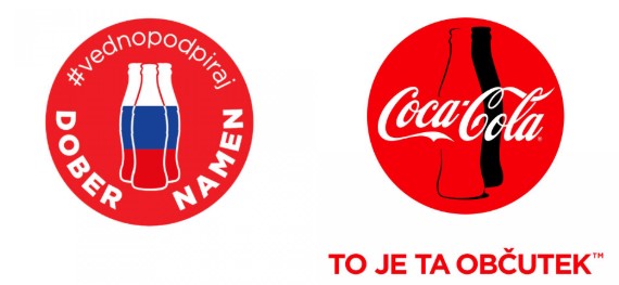 logo dober namen Coca-Cola | Foto: 