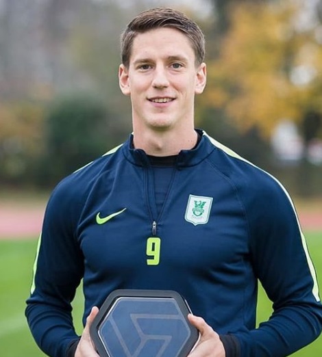 Jeseni je bil izbran za najboljšega igralca meseca oktobra v Prvi ligi Telekom Slovenije. | Foto: NK Olimpija/SPS
