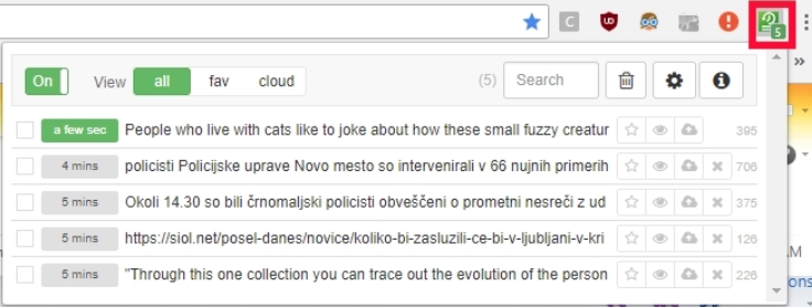 Google Chrome razširitev | Foto: Matic Tomšič / Posnetek zaslona