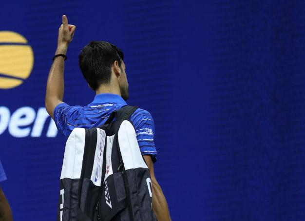 Novak Đoković je ob odhodu iz igrišča na OP ZDA doživel neprijetno izkušnjo. | Foto: Gulliver/Getty Images