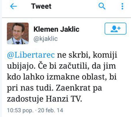 Klemen Jaklič | Foto: Twitter - Voranc