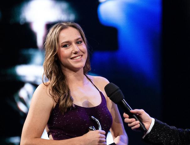 Kaja Juvan je leta 2019 dobila priznanje za najbolj obetavno športnico. | Foto: Sportida