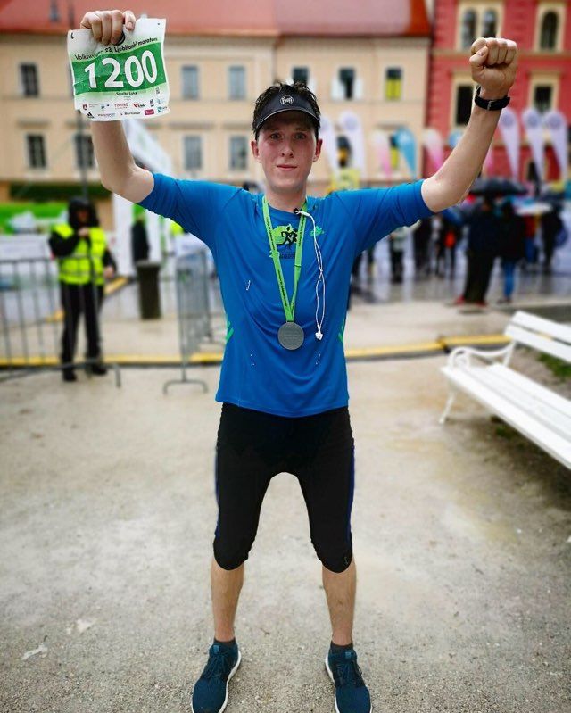 Pred dvema letoma se je odločil, da preteče ljubljanski maraton.