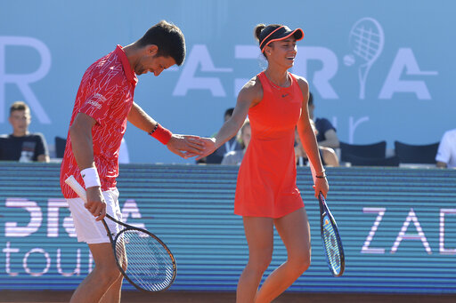 Olga Danilović in Novak Đoković bosta združila moči na OP ZDA. | Foto: Guliverimage/Vladimir Fedorenko