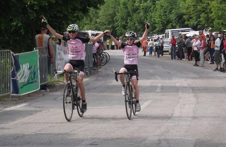Žiga Jerman in Tadej Pogačar v najstniških letih | Foto: osebni arhiv/Lana Kokl
