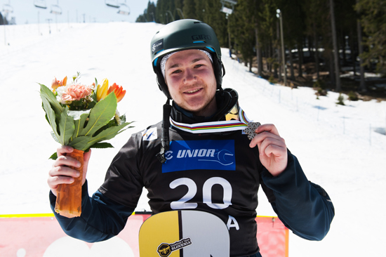 Leta 2016 je bil na svetovnem mladinskem prvenstvu na Rogli tretji v paralelnem slalomu. | Foto: Miha Matavž